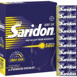 Saridon New Saridon Tablet | For Pain Relief | Provides Fast Headache Relief
